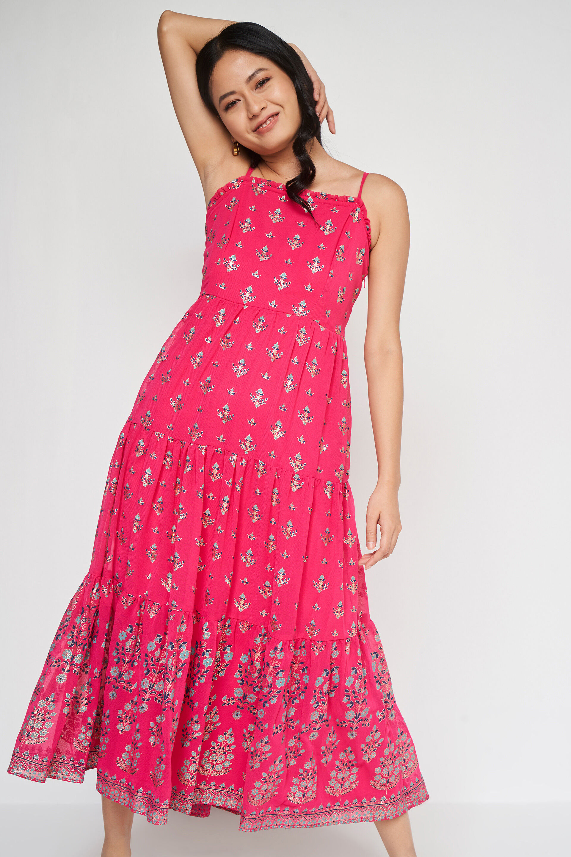 Global desi pink sale maxi dress